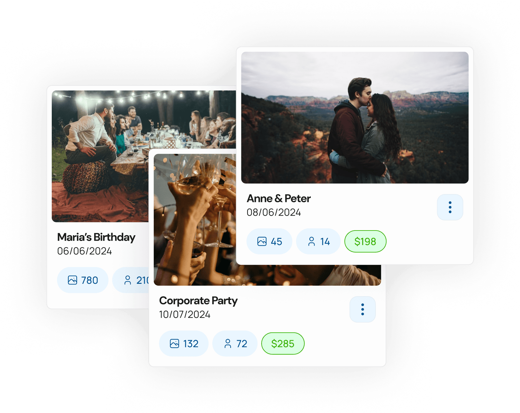 Professional photographer using Fotny platform